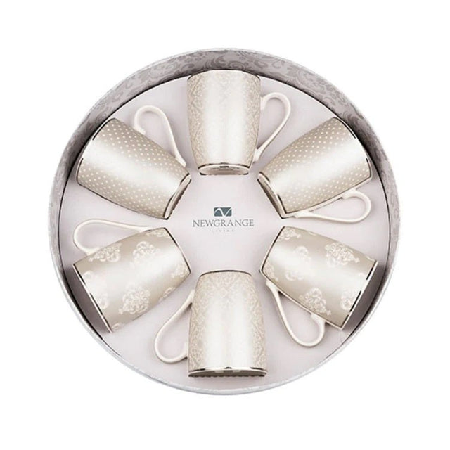 Newgrange Living Karla Bone China Mugs Set of 6 - MUG SETS - Beattys of Loughrea
