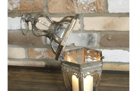 Decorative Lantern 34cm (Candle not incl.) - CANDLE HOLDERS / Lanterns - Beattys of Loughrea