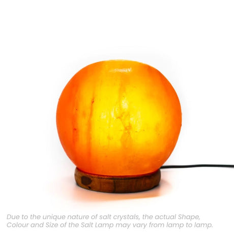Heaven Spring Natural Salt Lamp Sphere - TABLE/BEDSIDE LAMPS - Beattys of Loughrea