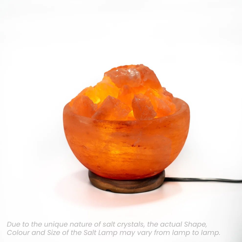Heaven Spring Natural Salt Lamp Bowl - TABLE/BEDSIDE LAMPS - Beattys of Loughrea