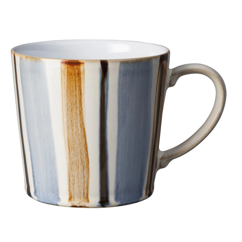 Denby Brown Stripe Painted Large Mug - MUG SETS - Beattys of Loughrea