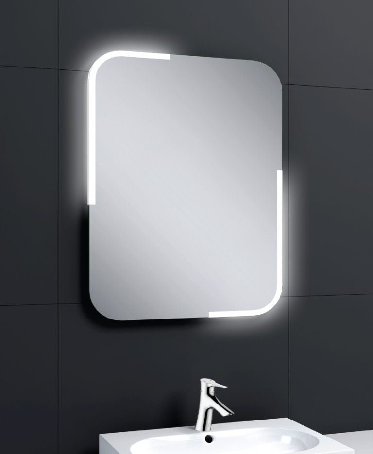 AquallaPorto 800 x 600 LED Mirror - LIGHT UP MIRROR FOR VANITY - Beattys of Loughrea