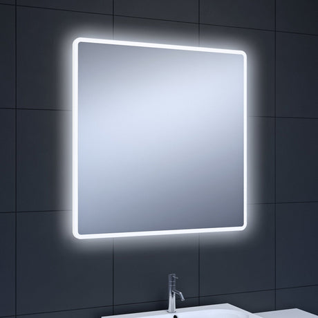 Aqualla Linea Plus 800mm x 800mm - LIGHT UP MIRROR FOR VANITY - Beattys of Loughrea