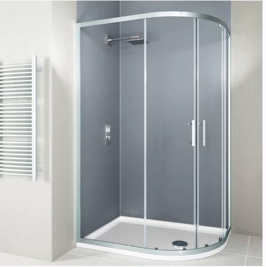 Flair Hydro Express Offset Quadrant Door 1200 x 900mm - SHOWER DOORS - Beattys of Loughrea