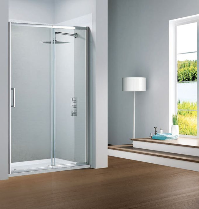 Flair Slimline Capella Slider Door 1300mm - SHOWER DOORS - Beattys of Loughrea