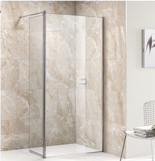 Flair Chianti Wetroom Return Panel Rotating 300mm - SHOWER DOORS - Beattys of Loughrea