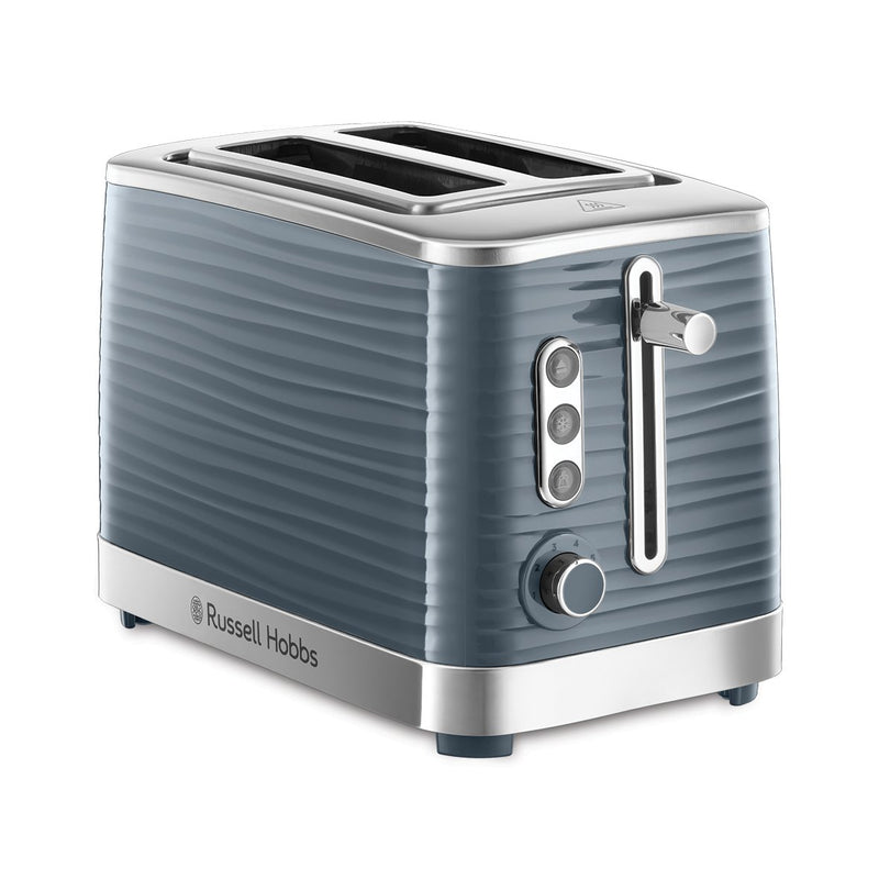 Russell Hobbs 24373 Inspire 2Slice Toaster Grey - TOASTERS - Beattys of Loughrea