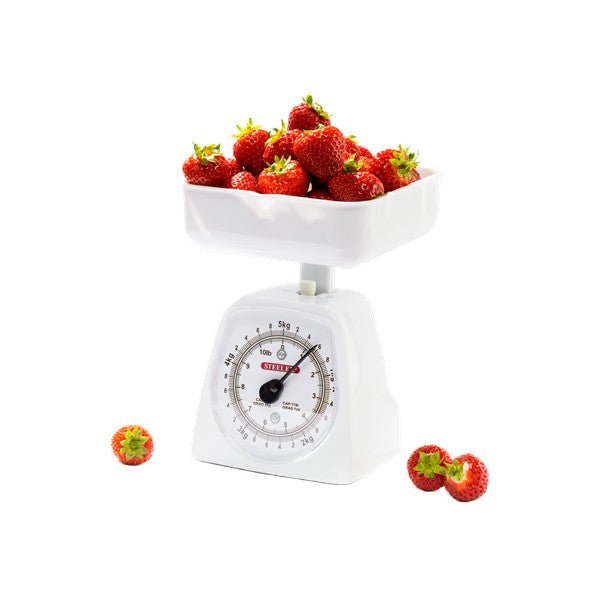 Steelex White Kitchen Scales - KITCHEN SCALES - Beattys of Loughrea