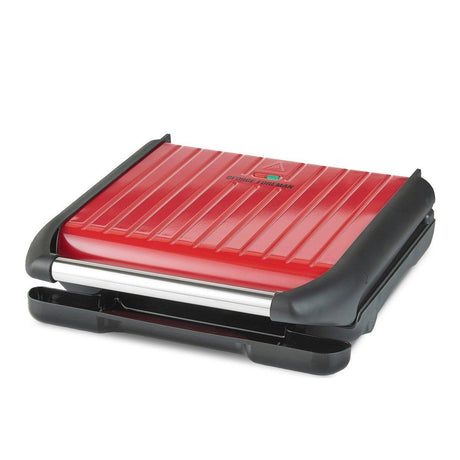 George Foreman Family 7 Portion Red Grill | 25050 - HEALTH GRILLS, G FOREMAN - Beattys of Loughrea