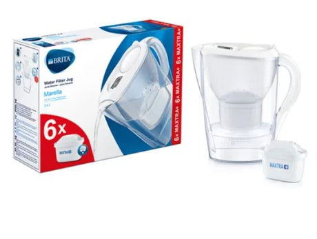 Brita Maxtra 6pack water filter With Free White Jug - WATER FILTERS - Beattys of Loughrea