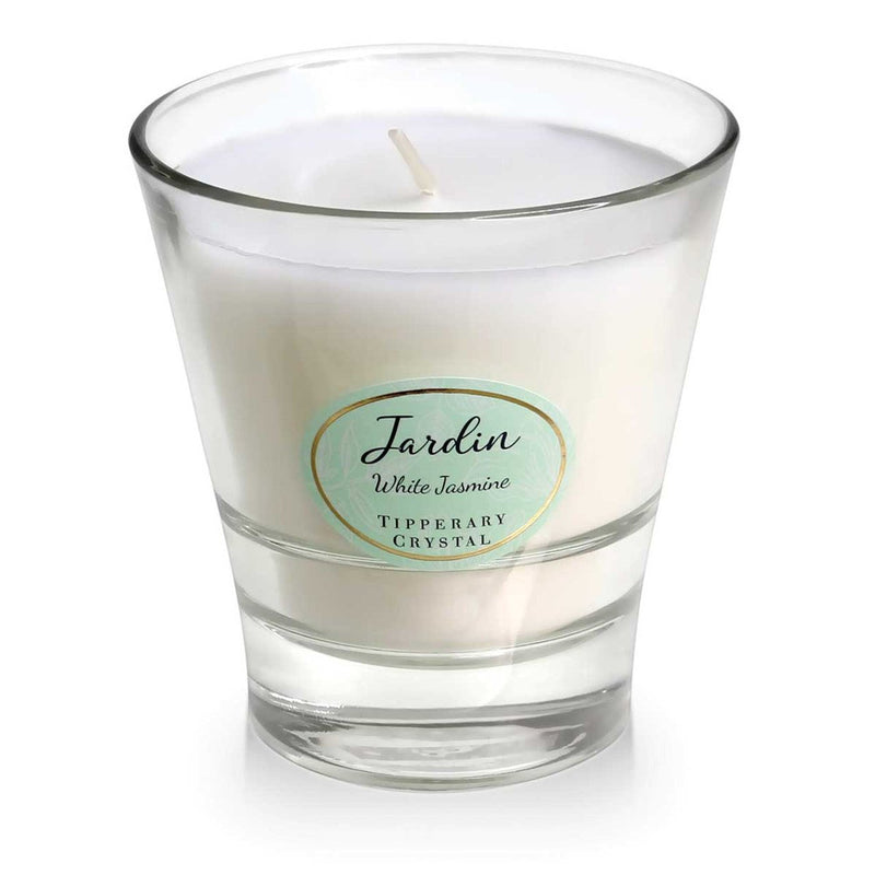 TIPPERARY CRYSTAL White Jasmine Jardin Collection Candle - CANDLES - Beattys of Loughrea