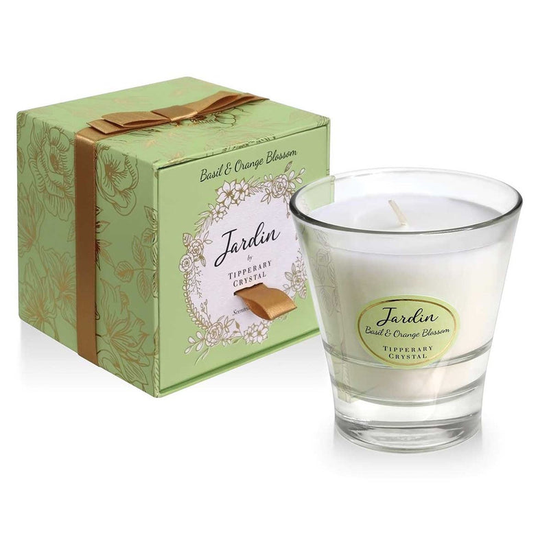 TIPPERARY CRYSTAL Basil & Orange Jardin Collection Candle - CANDLES - Beattys of Loughrea