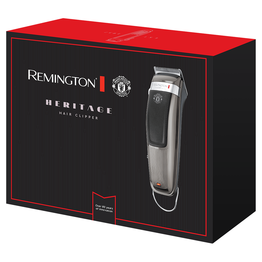 Remington HC9105 Heritage Hair Clipper (Man Utd) - RAZORS & NOSE TRIMMERS - Beattys of Loughrea
