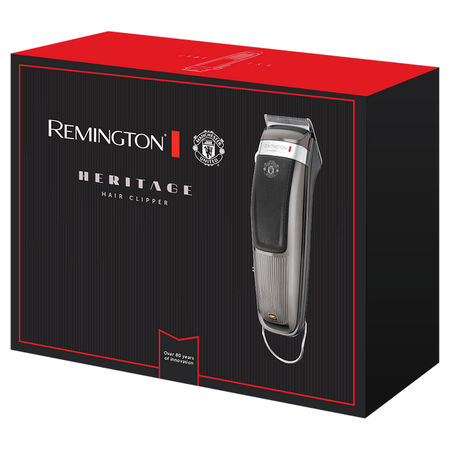 Remington HC9105 Heritage Hair Clipper (Man Utd) - RAZORS & NOSE TRIMMERS - Beattys of Loughrea