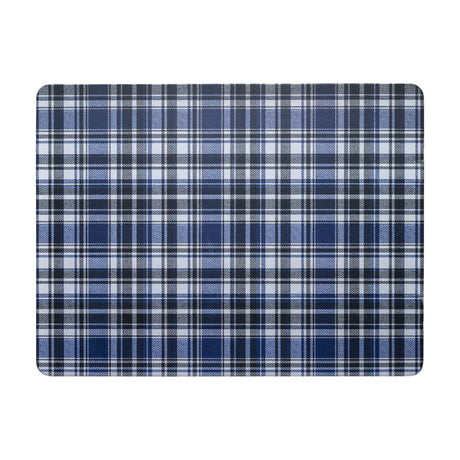 Denby Elements Checks Blue/Black 6Pc Placemats - TABLEMATS/COASTERS - Beattys of Loughrea