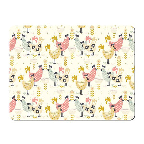 Denby Set Of 6 Hens Placemats - TABLEMATS/COASTERS - Beattys of Loughrea