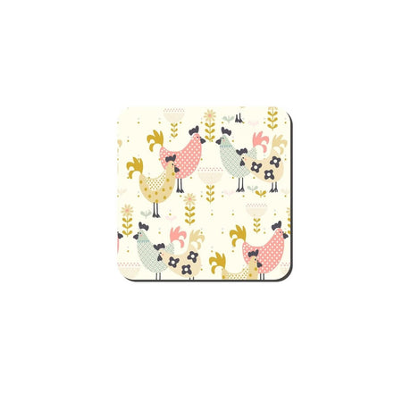 Denby Hens Set of 6 Coasters - TABLEMATS/COASTERS - Beattys of Loughrea
