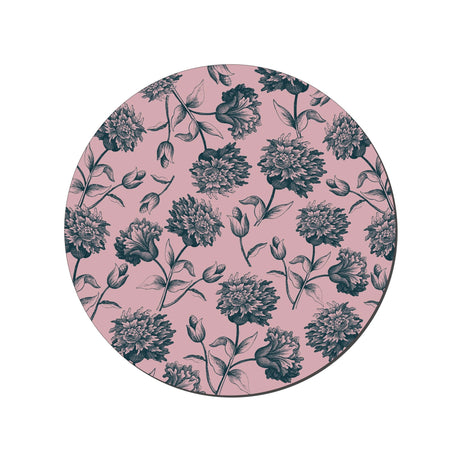 Denby Rose Engraved Floral Round Set Of 6 Placemats - TABLEMATS/COASTERS - Beattys of Loughrea