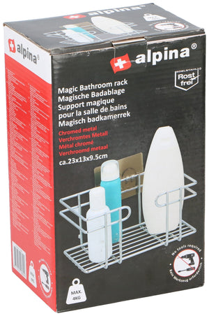 Alpina Bathroom Rack 25 x 10 x 9cm - BATHROOM T/BRUSH, CADDY, TOWEL RAIL & HOLDERS ACCESSORI - Beattys of Loughrea
