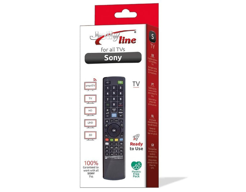 Jolly Line Replacement Remote Control for Sony TVs - TV REMOTE CONTROL - Beattys of Loughrea