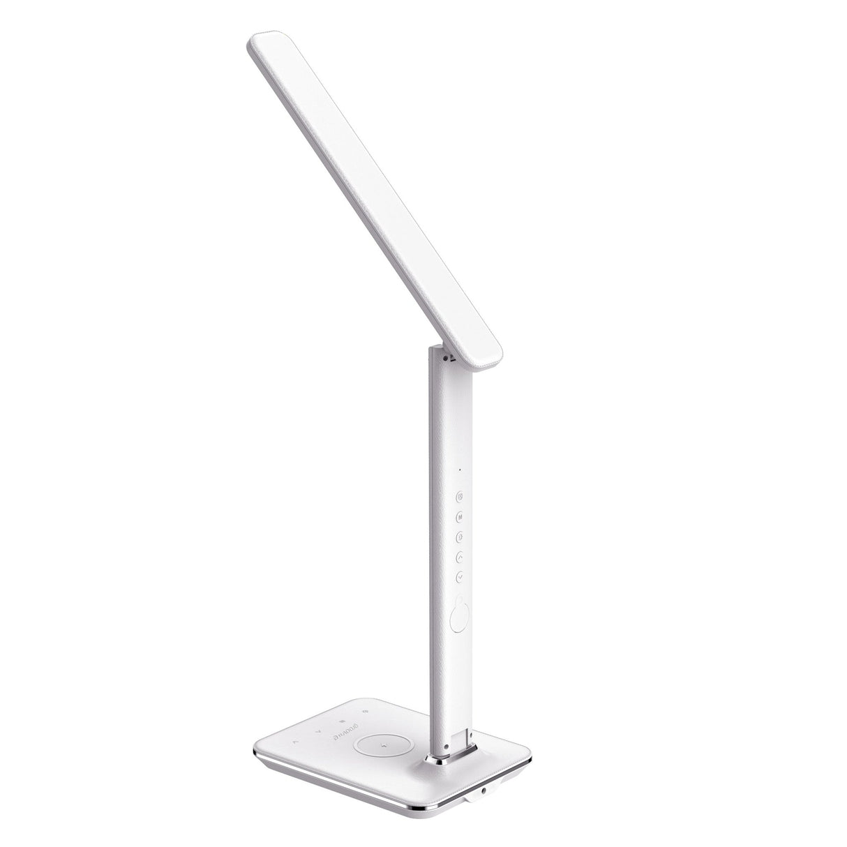 Groove-e LED Desk Lamp with Wireless Charging Pad & Clock White - DESK/READING LAMPS - Beattys of Loughrea