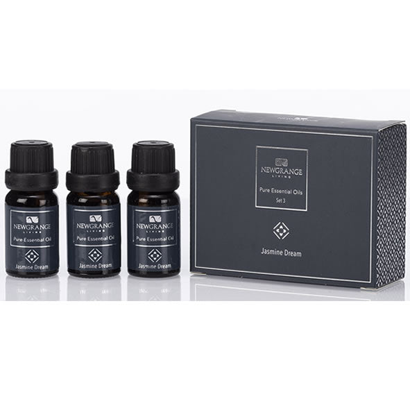 Newgrange Living Jasmine Dream Set 3 Pure Essential Oil, 3 x 10ml - POT POURRI/AROMATHERAPY/OILS/DIFFUSER - Beattys of Loughrea