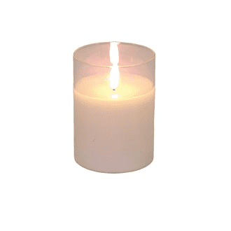 Led Lustre Candle 7.5 X10Cm - XMAS CANDLES - Beattys of Loughrea