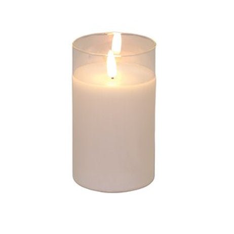 Led Lustre Candle 7.5 X12.5Cm - XMAS CANDLES - Beattys of Loughrea