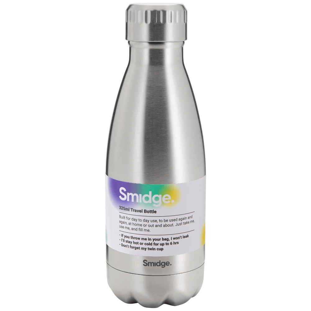 Smidge Bottle, 350ml, Steel - FLASKS - Beattys of Loughrea