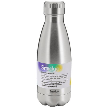Smidge Bottle, 350ml, Steel - FLASKS - Beattys of Loughrea