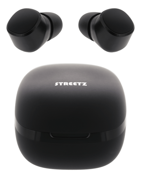 Streetz Black True Wireless Earbuds Tws1108 - HEADPHONES / EARPHONES/ MICROPHONE - Beattys of Loughrea