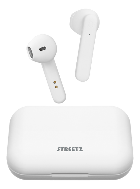 Streetz White True Wireless Earbuds - TWS1109 - HEADPHONES / EARPHONES/ MICROPHONE - Beattys of Loughrea