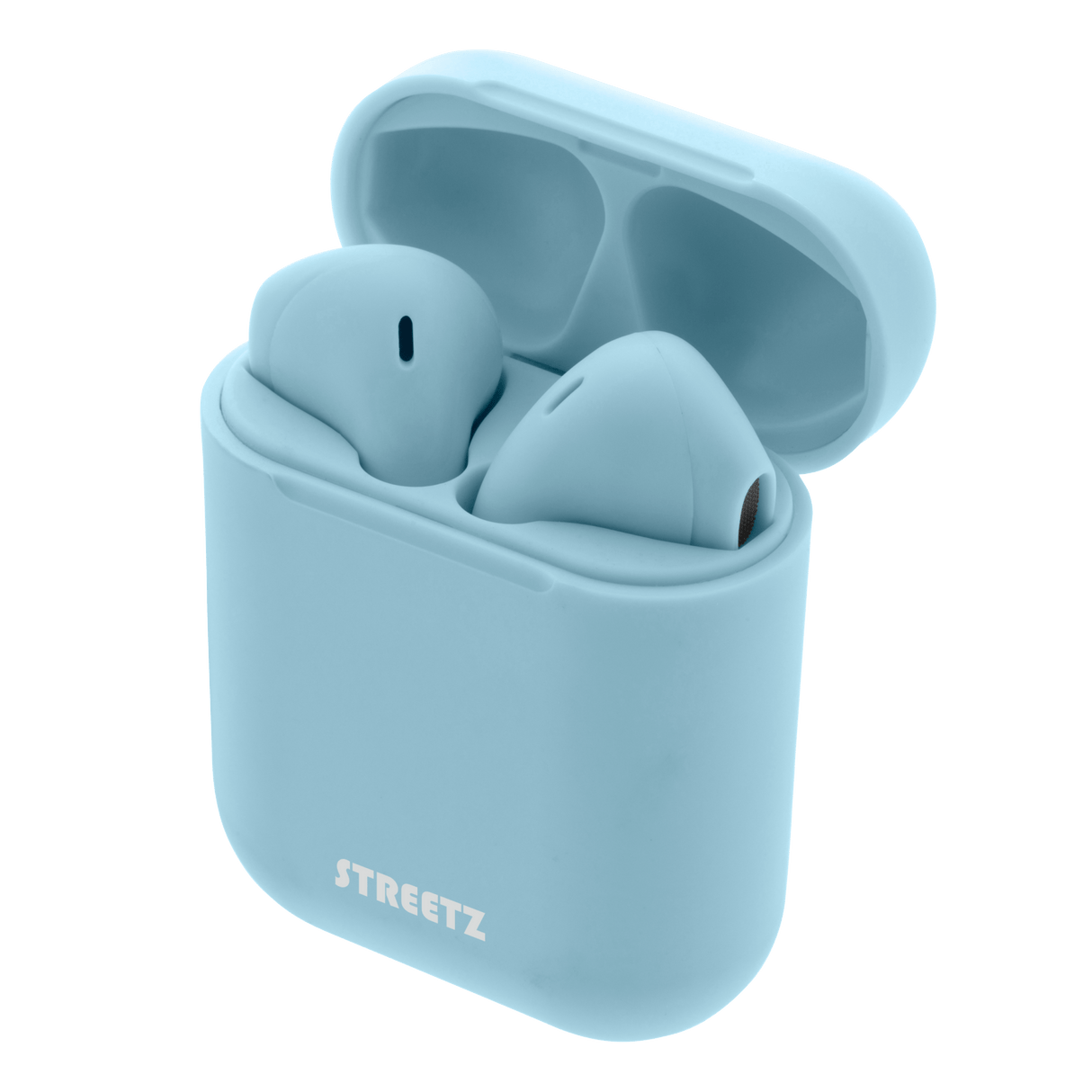 Streetz True Wireless Stereo Earbuds with Charging Case - Blue - HEADPHONES / EARPHONES/ MICROPHONE - Beattys of Loughrea
