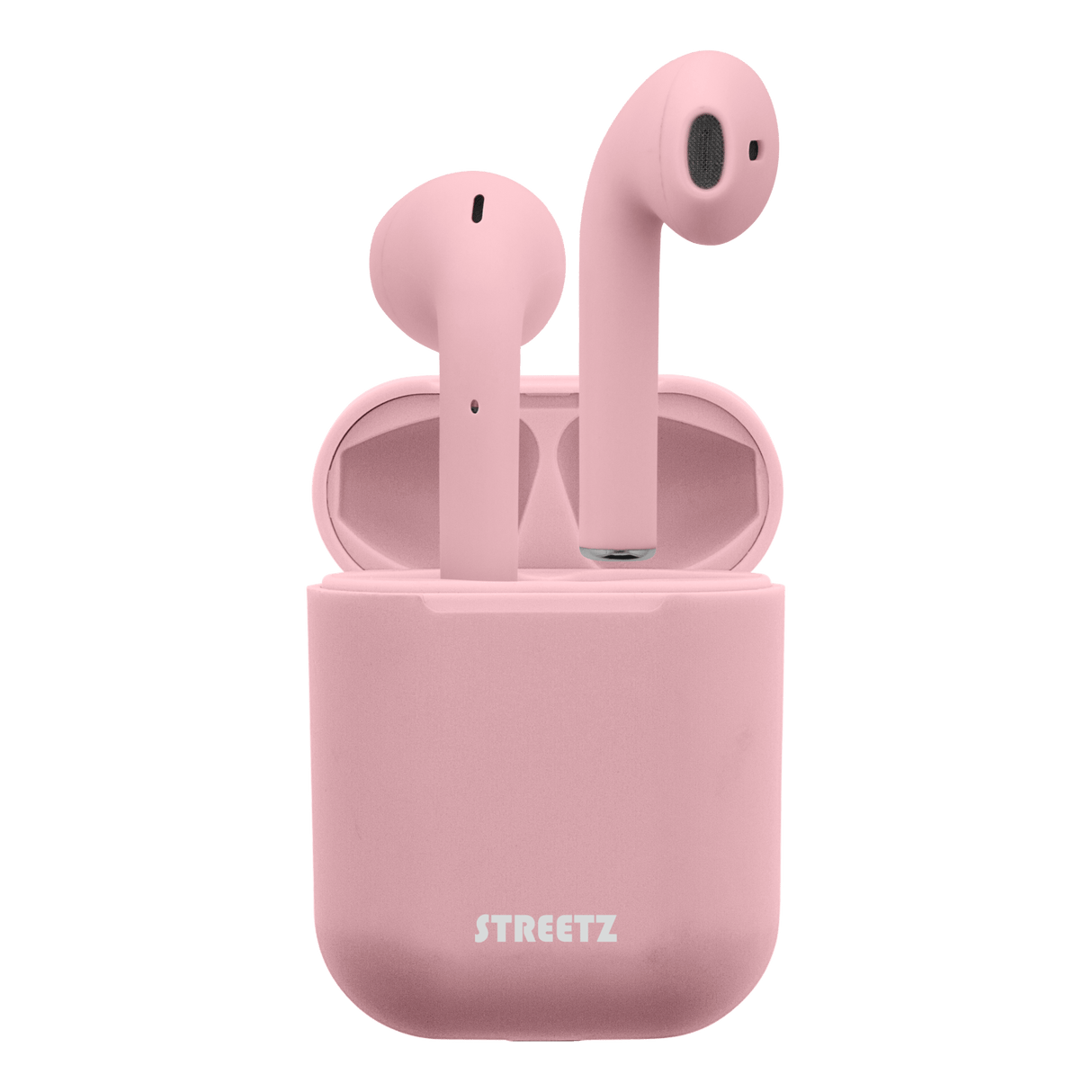 Streetz True Wireless Stereo Earbuds with Charging Case - Pink - HEADPHONES / EARPHONES/ MICROPHONE - Beattys of Loughrea