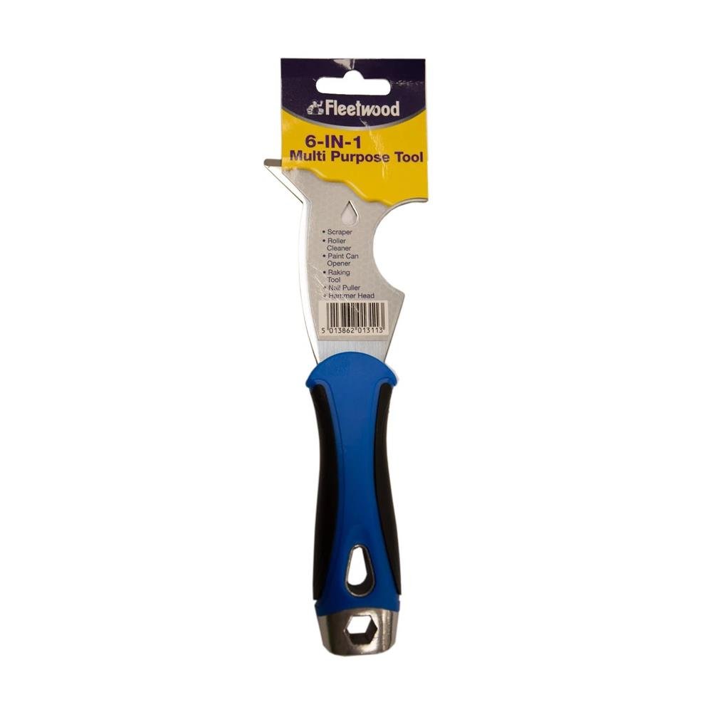 Fleetwood Multi-Purpose 6 In 1 Tool Paint Scraper - PAINT TOOLS - Beattys of Loughrea