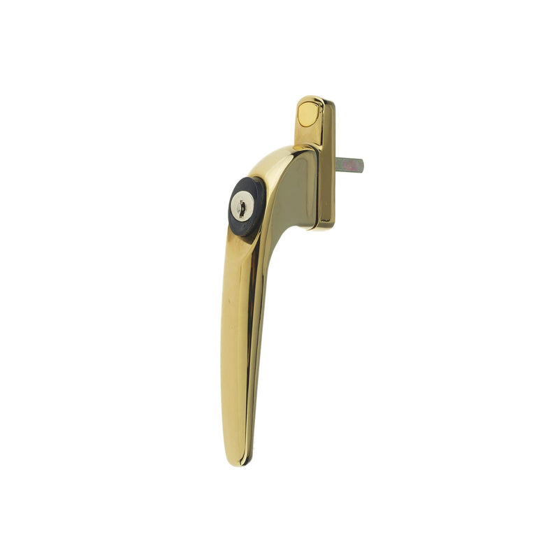 Yale Essentials Multi Spindle UPVC Replacement Window Handle Gold Finish - WINDOW STAYS/CATCHES/LOCKS - Beattys of Loughrea