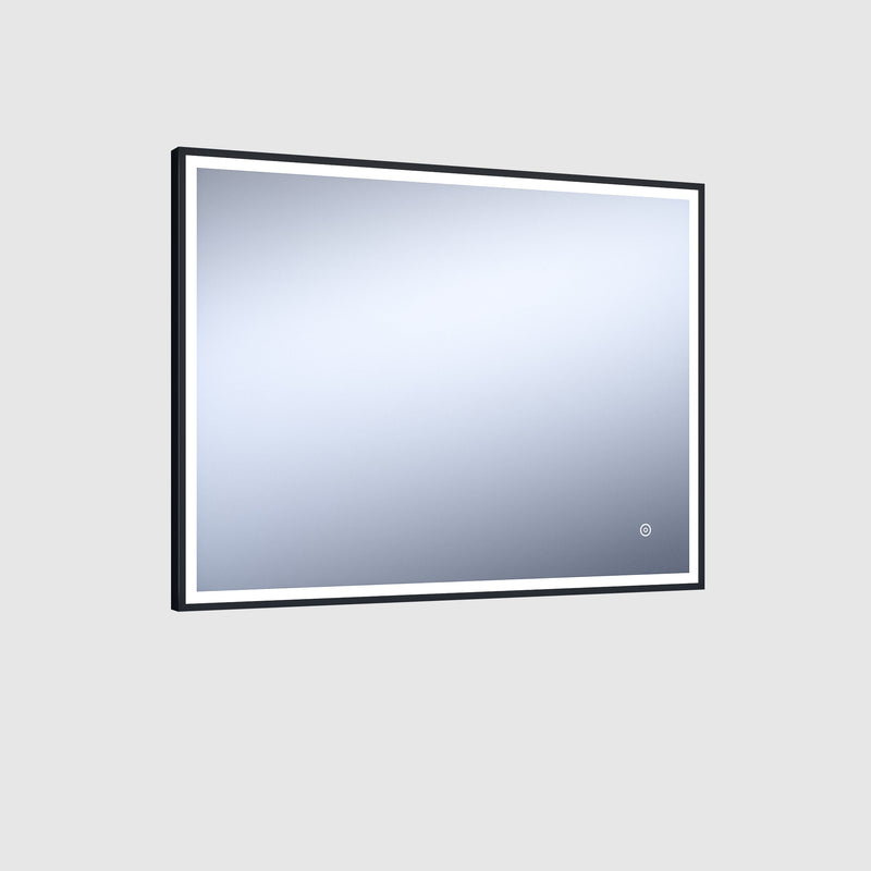 Aqualla Fuse Frame Black 800mm x 600mm - LIGHT UP MIRROR FOR VANITY - Beattys of Loughrea