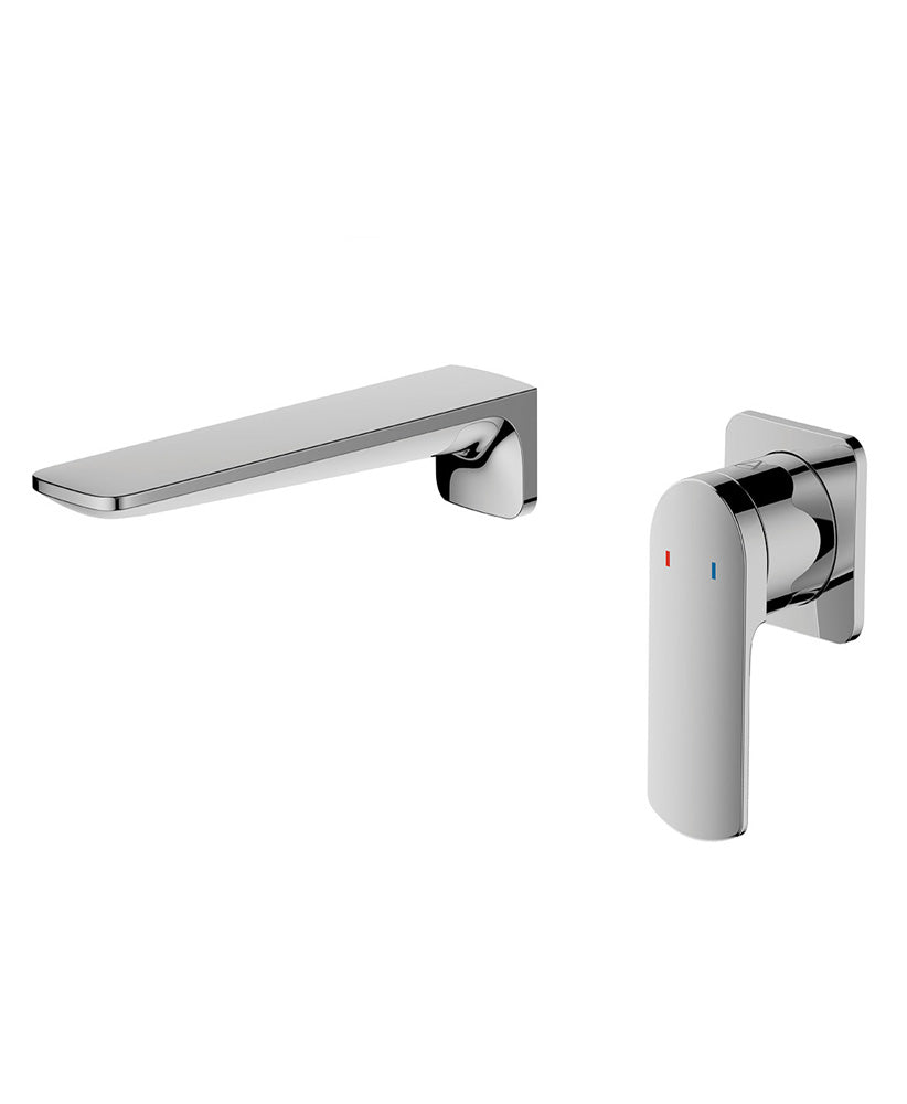 Aqualla Fuse Wall Mounted Basin Mixer Chrome - BATH/SHOWER MIXER TAP - Beattys of Loughrea