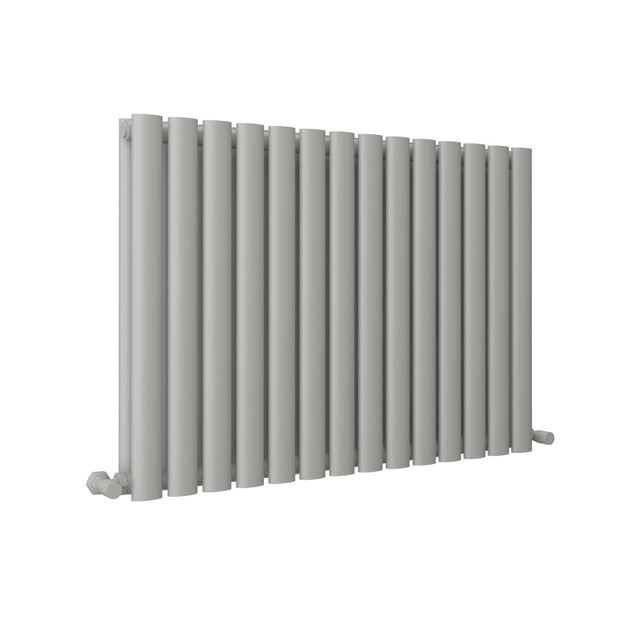 Aqualla Porto Double Panel 600 x 1190 Light Grey - RADIATORS (DC) DOUBLE CONVECTOR - Beattys of Loughrea