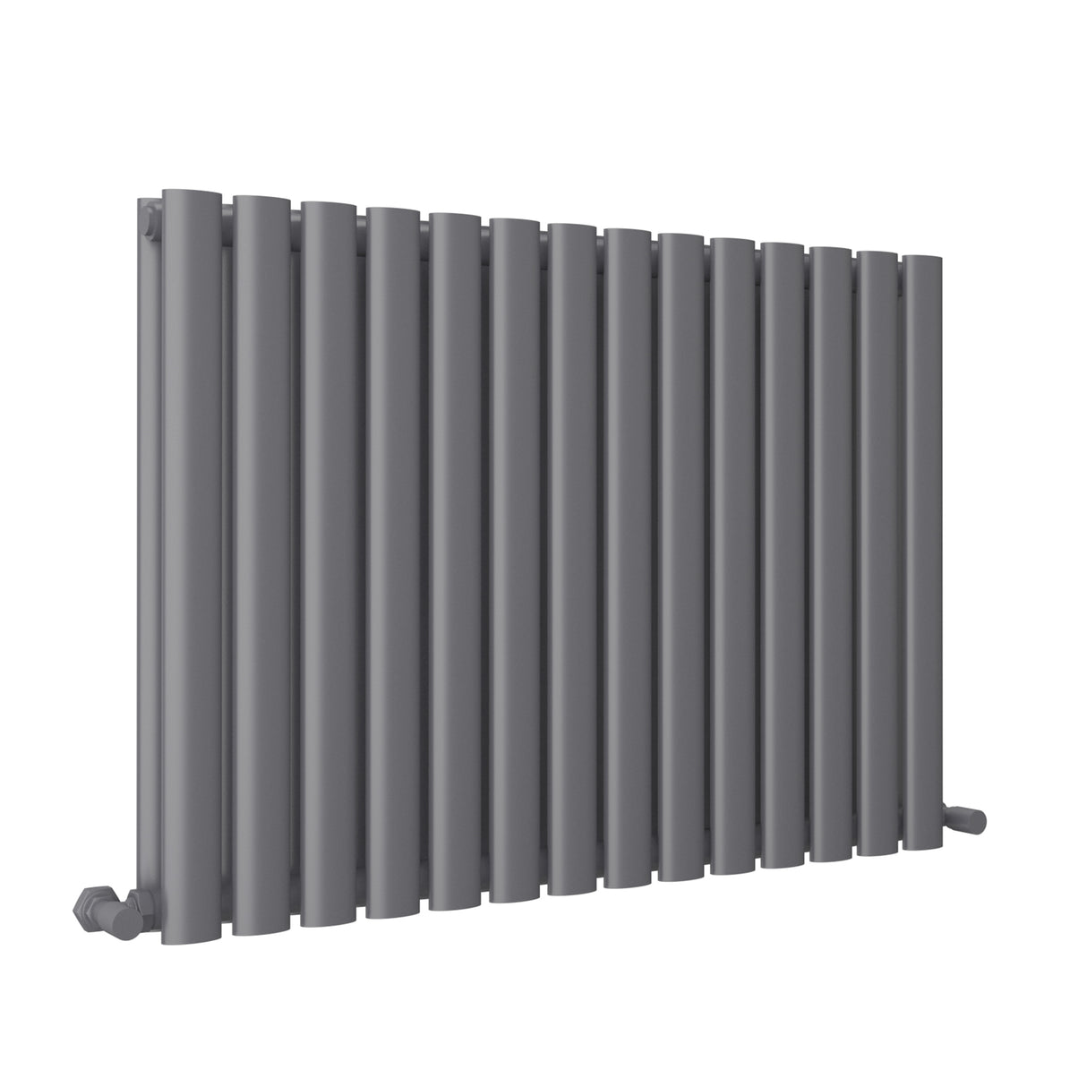 Aqualla Porto Double Panel 600 x 590 Anthracite - RADIATORS (DC) DOUBLE CONVECTOR - Beattys of Loughrea