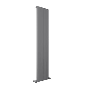 Aqualla Airo Aluminium Anthracite 1800 x 470 - RADIATORS (SC) SINGLE CONVECTOR - Beattys of Loughrea