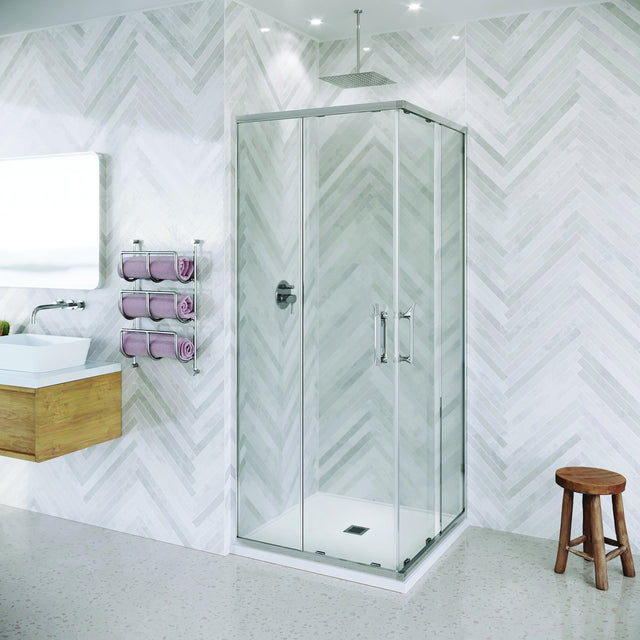 Flair ETO Corner Entry 800mmx800mm - SHOWER DOORS - Beattys of Loughrea