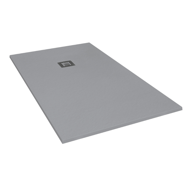 Flair Gemstone Slate Square Waste Flint Grey 1100mmx900mm - TRAYS/WASTES - Beattys of Loughrea