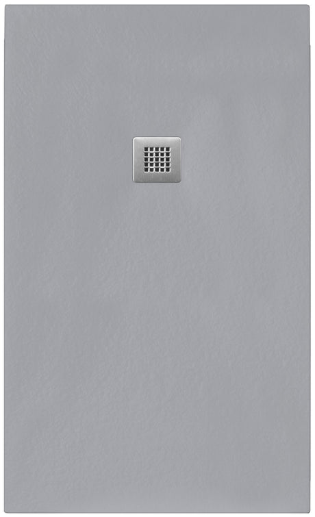 Flair Gemstone Slate Square Waste Flint Grey 1600mmx800mm - TRAYS/WASTES - Beattys of Loughrea