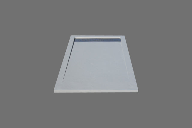 Flair Gemstone Slate Linear Waste Flint Grey 1400mmx900mm - TRAYS/WASTES - Beattys of Loughrea