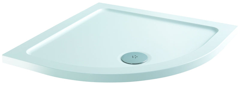 Flair Slimline Quadrant Shower tray 1000mmx1000mm - TRAYS/WASTES - Beattys of Loughrea