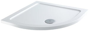 Flair Slimline Quadrant Shower tray 1000mmx1000mm - TRAYS/WASTES - Beattys of Loughrea