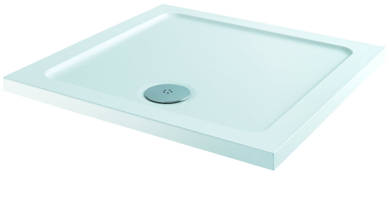 Flair Slimline Square Shower tray 760mmx760mm - TRAYS/WASTES - Beattys of Loughrea
