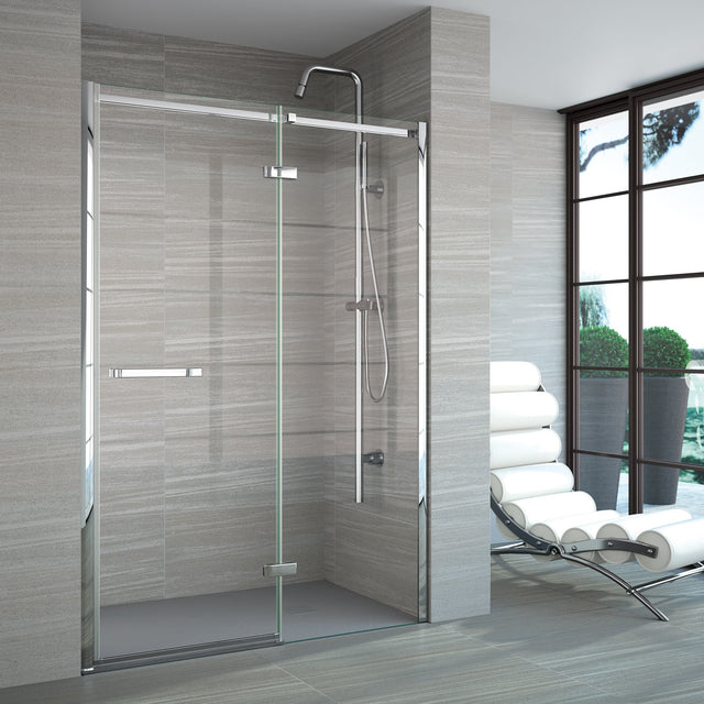 Merlyn 8 Series Frameless Hinge & Inline 1400mm - SHOWER DOORS - Beattys of Loughrea