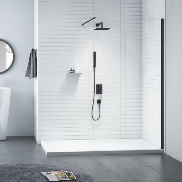 Merlyn Black Showerwall 1000mm - SHOWER DOORS - Beattys of Loughrea